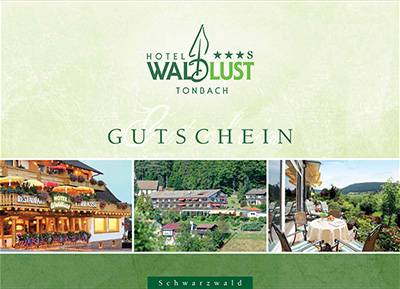 Gutschein für das Hotel Waldlust Tonbach im Schwarzwald