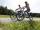 Zwei Radfahrer fahren durch den Schwarzwald